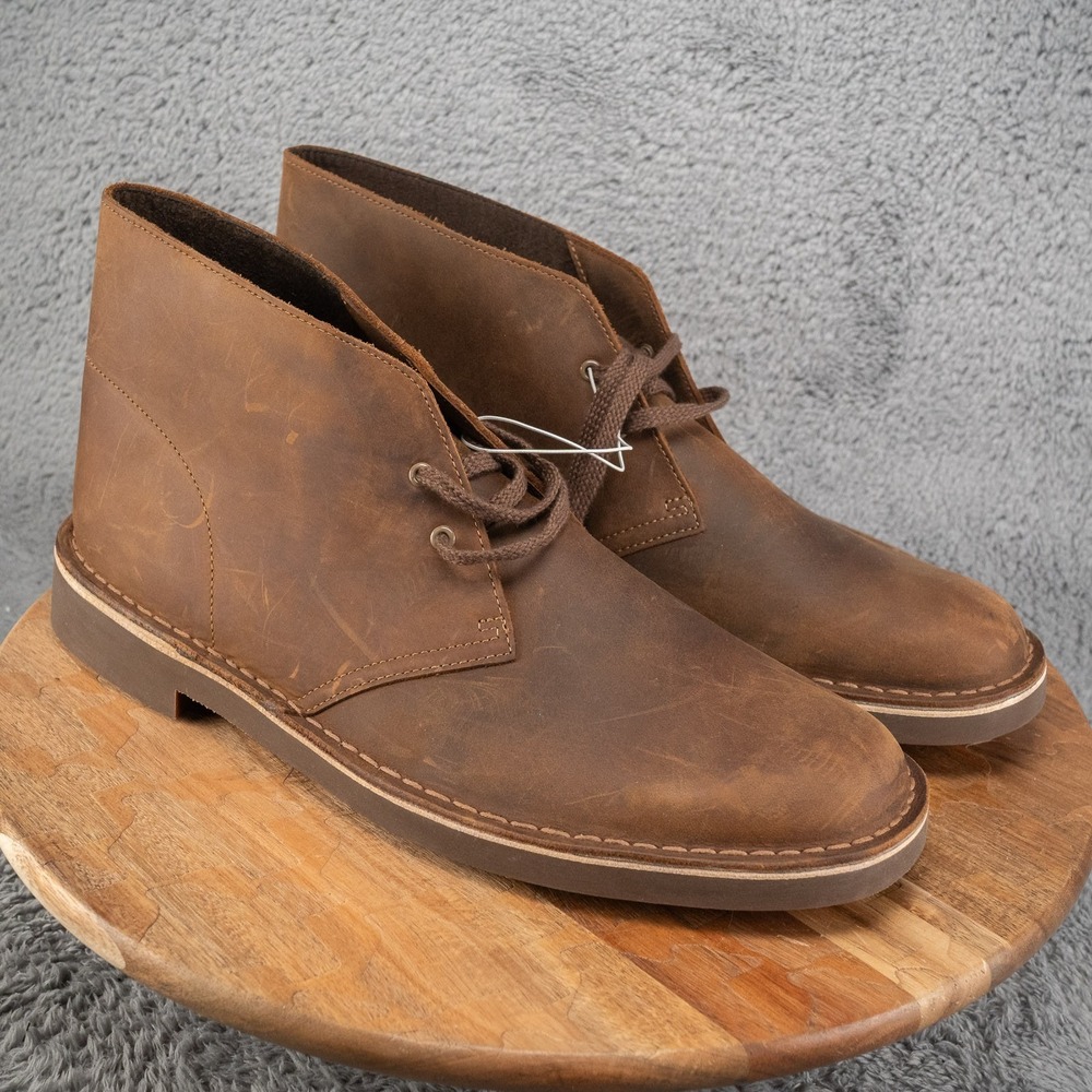 Clarks Men's Bushacre 2 Boot Beeswax Leather Size 13‎ M - Brown